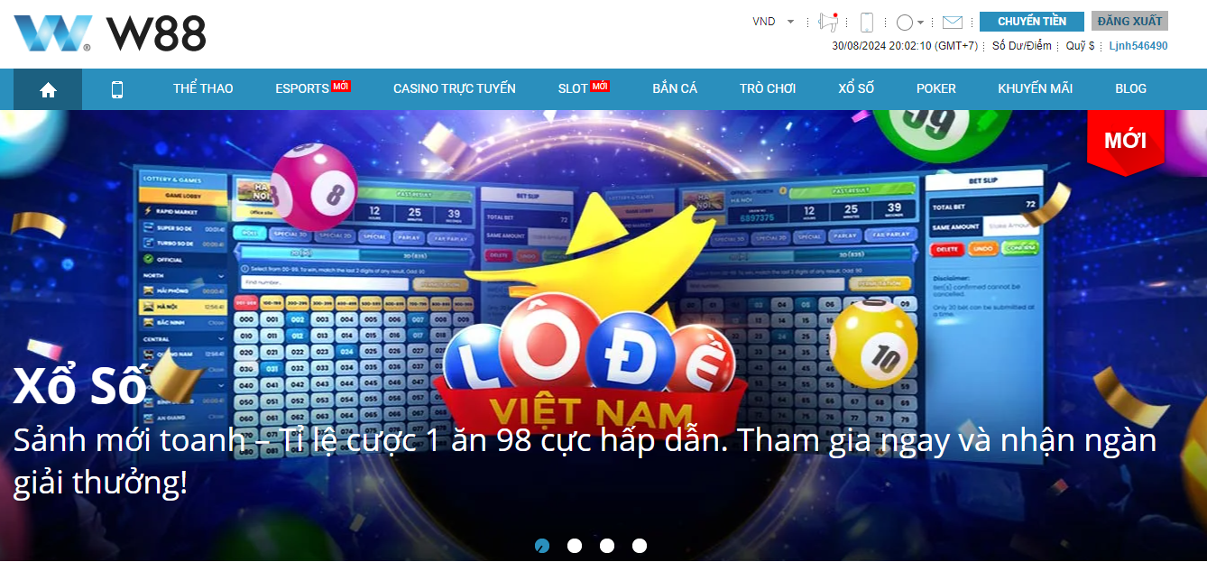 Xổ số W88 có nhiều ưu điểm nổi bật mà ít nền tảng làm được