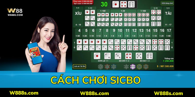 Giới thiệu cách chơi sicbo tại nhà cái w88